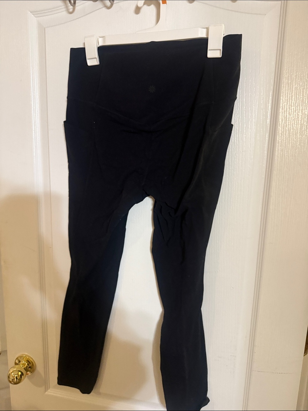 Athleta Kids Black High-Waist Performance Leggings